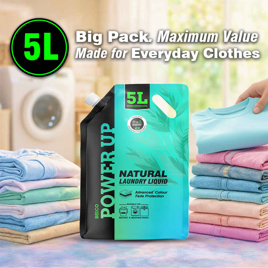 Beco Power Up Laundry Liquid Detergent Refill for Machine