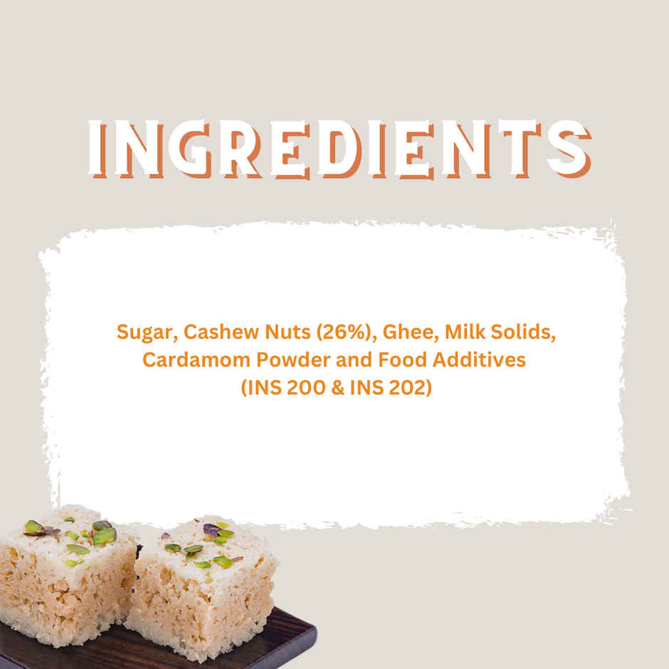 Daadi's Kaju Mysore Pak