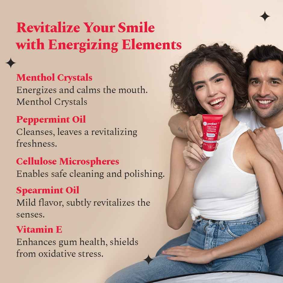 Perfora Super Fresh Teeth Whitening Toothpaste Combo