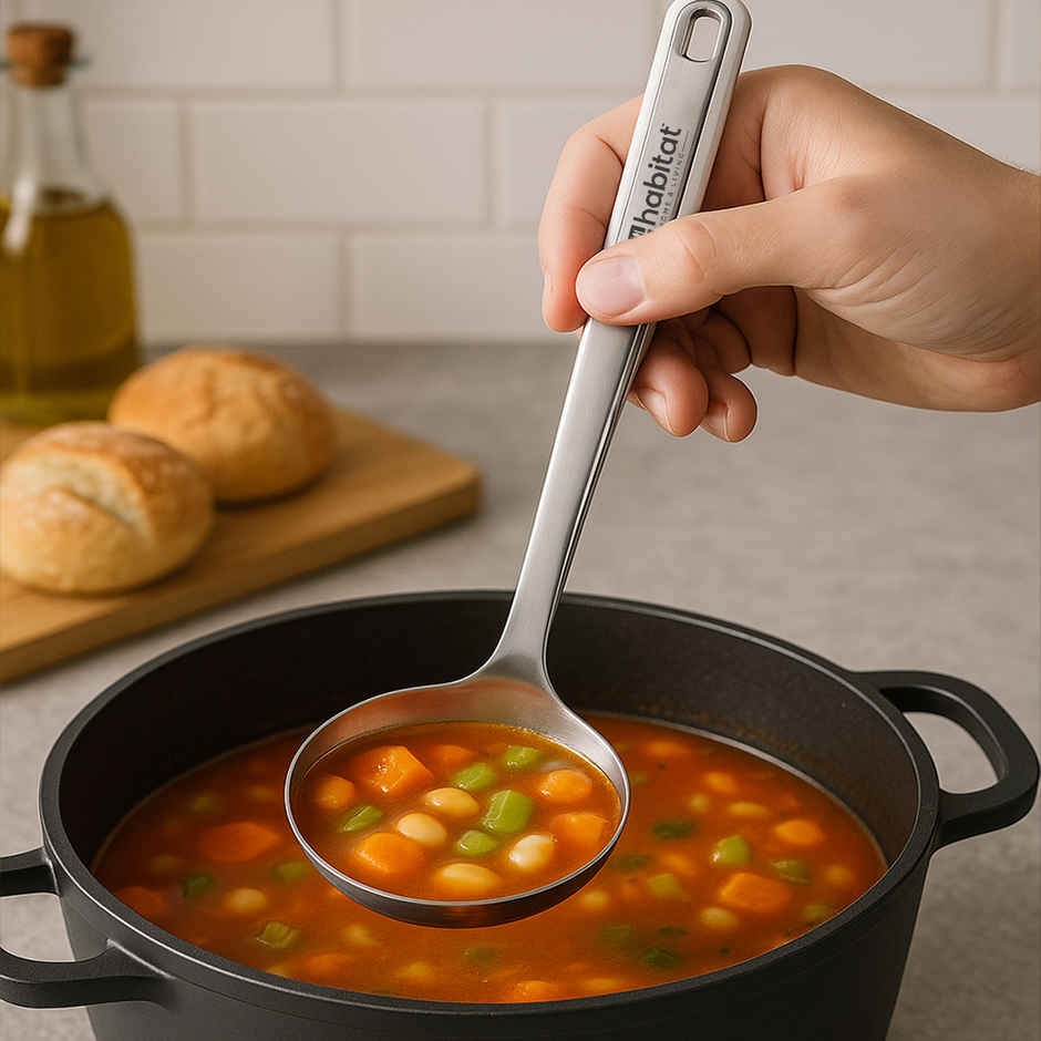 Habitat Pro Series Soup Ladle With Ss Insert