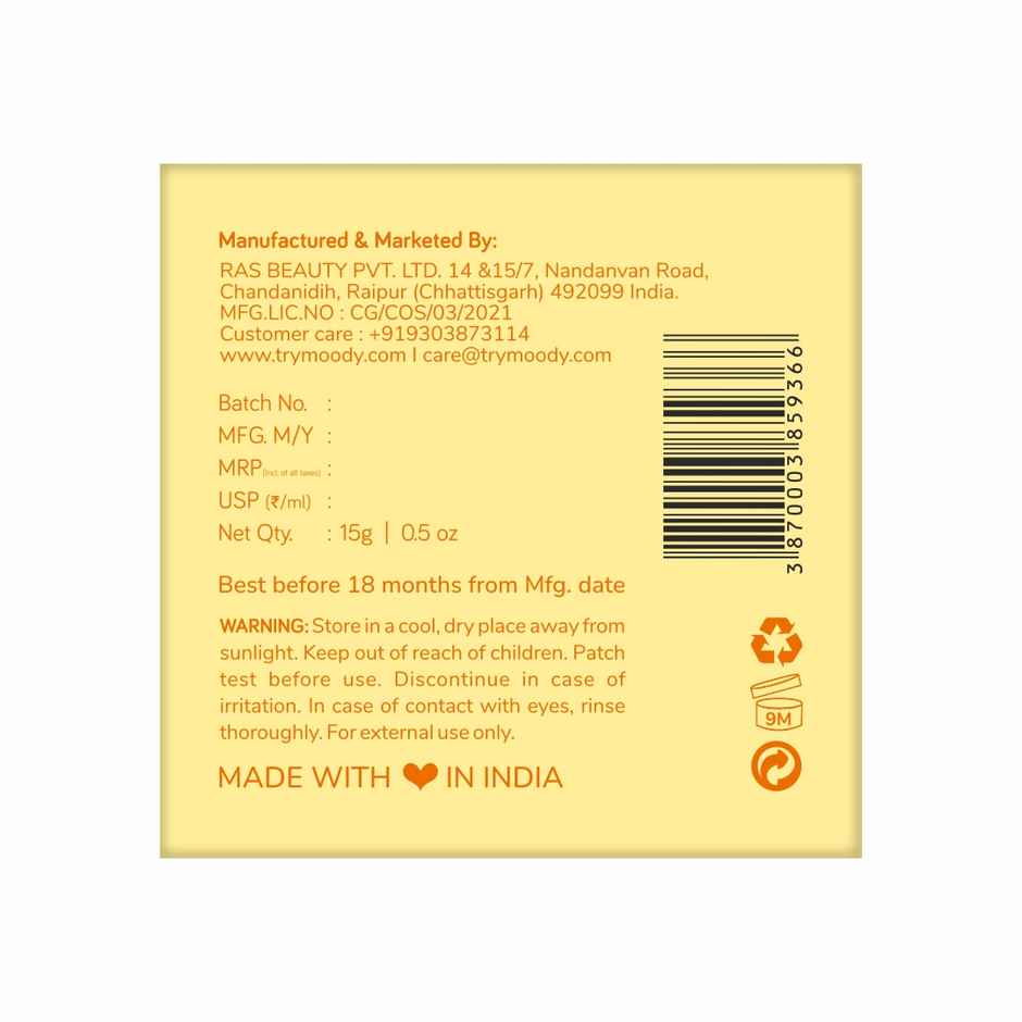 Moody Vitamin C Brightening Lip Scrub Balm