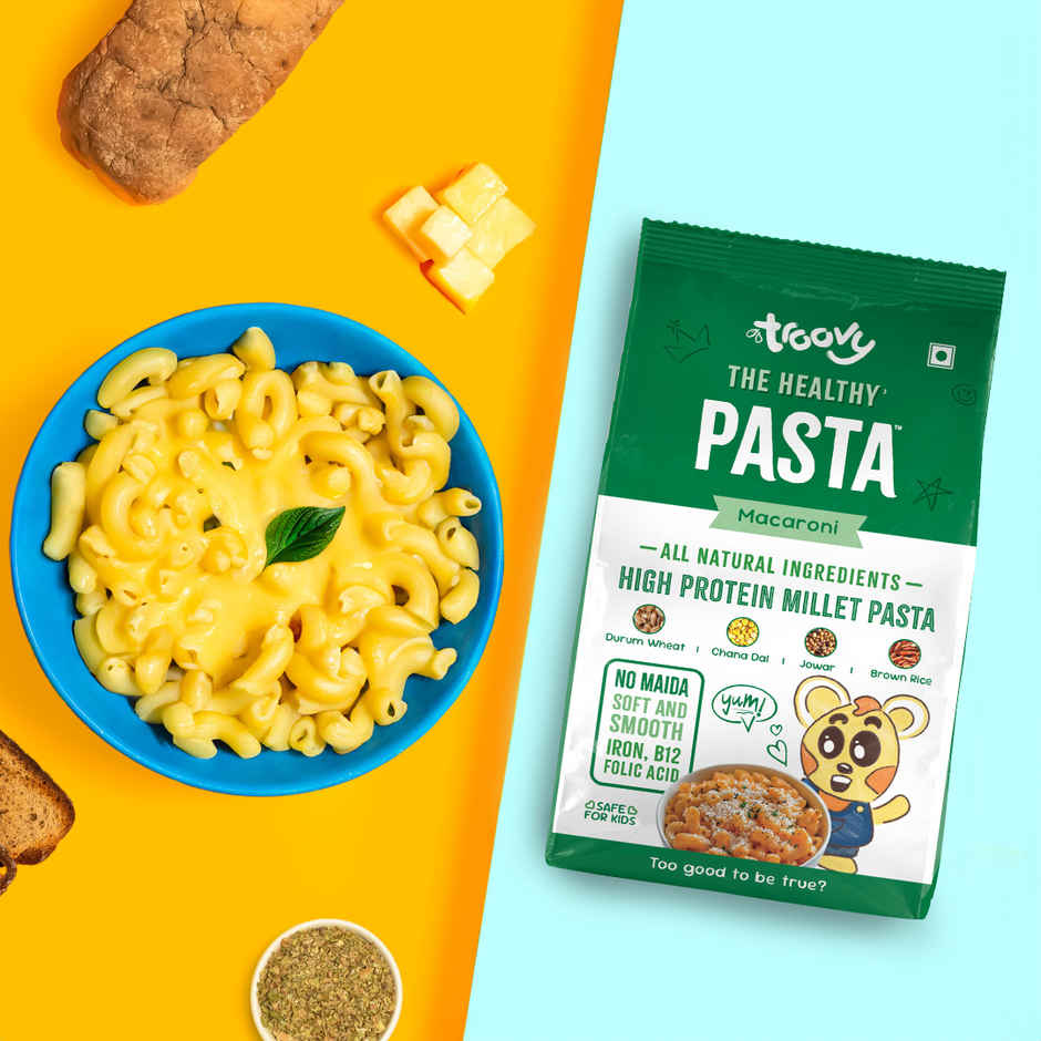 Troovy Healthy High Protein Macaroni Pasta (No Maida)