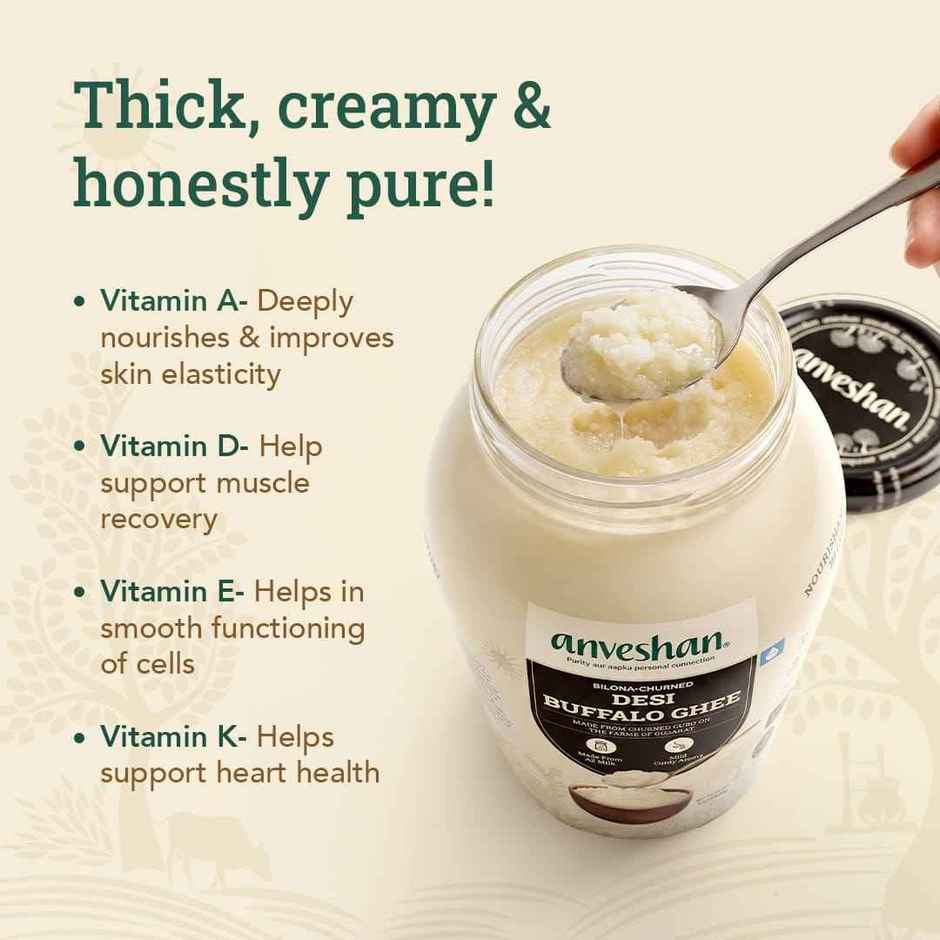 Anveshan Desi Buffalo Ghee