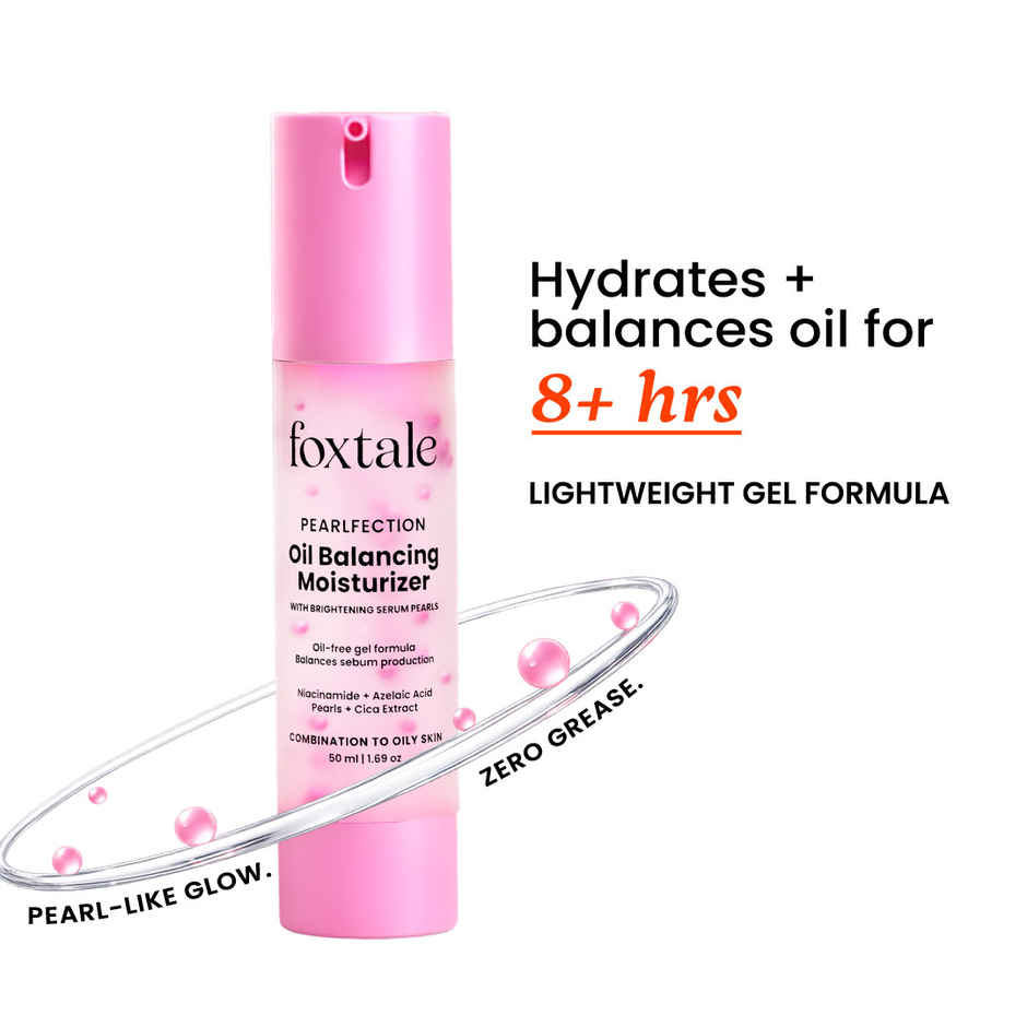 Foxtale Oil Balancing Moisturizer with Niacinamide, Azelaic Acid Pearls & Cica