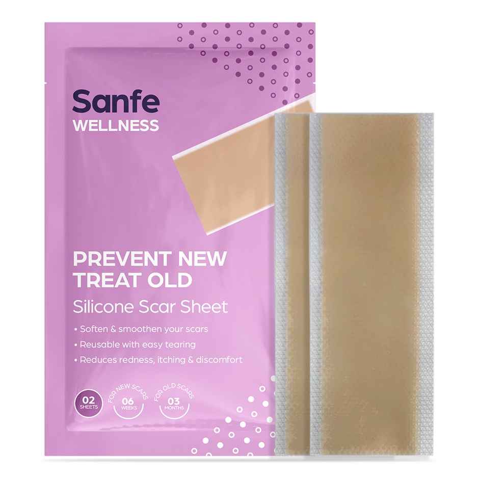 Sanfe Silicone Scar Sheet 2 sheets
