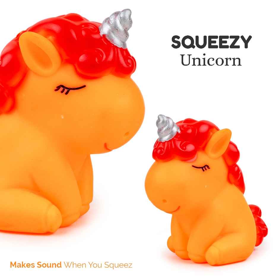 Ratna's Squeezy Unicorn With Teether | Assorted