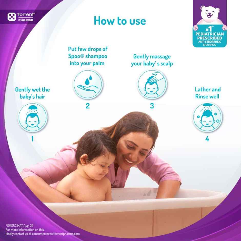 Spoo No-Tear Formula baby shampoo from Tedibar Family