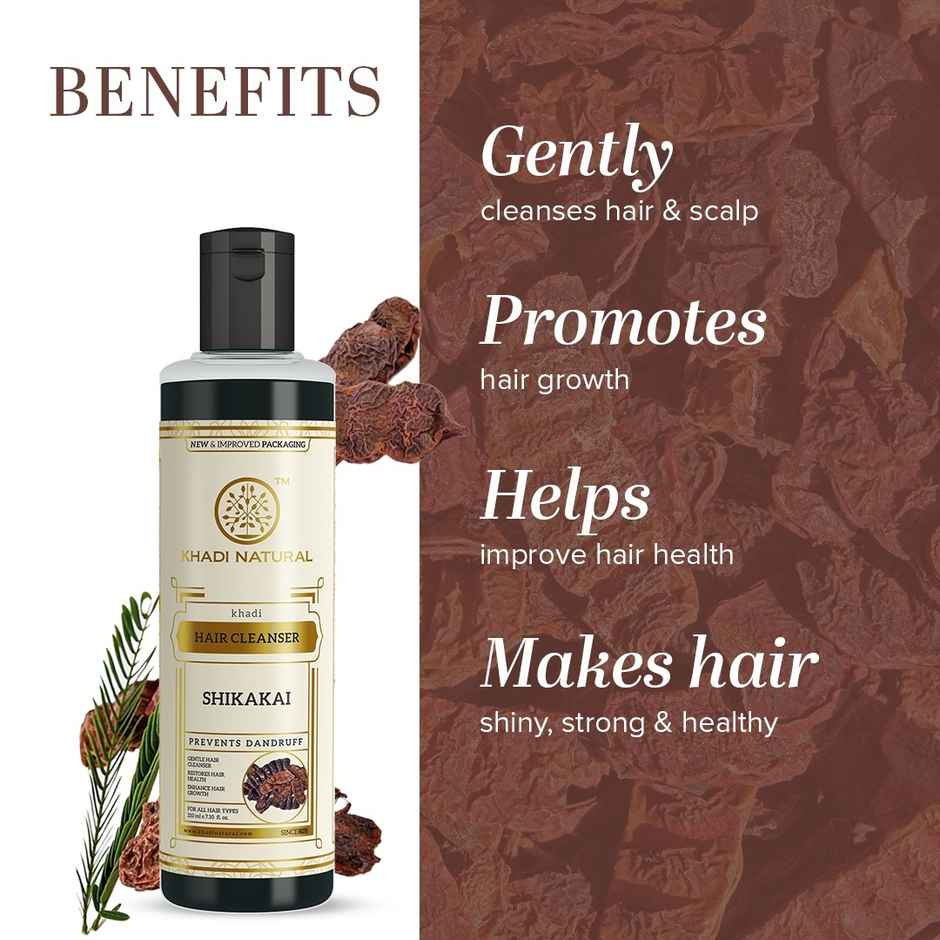 Khadi Natural Shikakai Hair Cleanser (Shampoo) | Prevents Dandruff