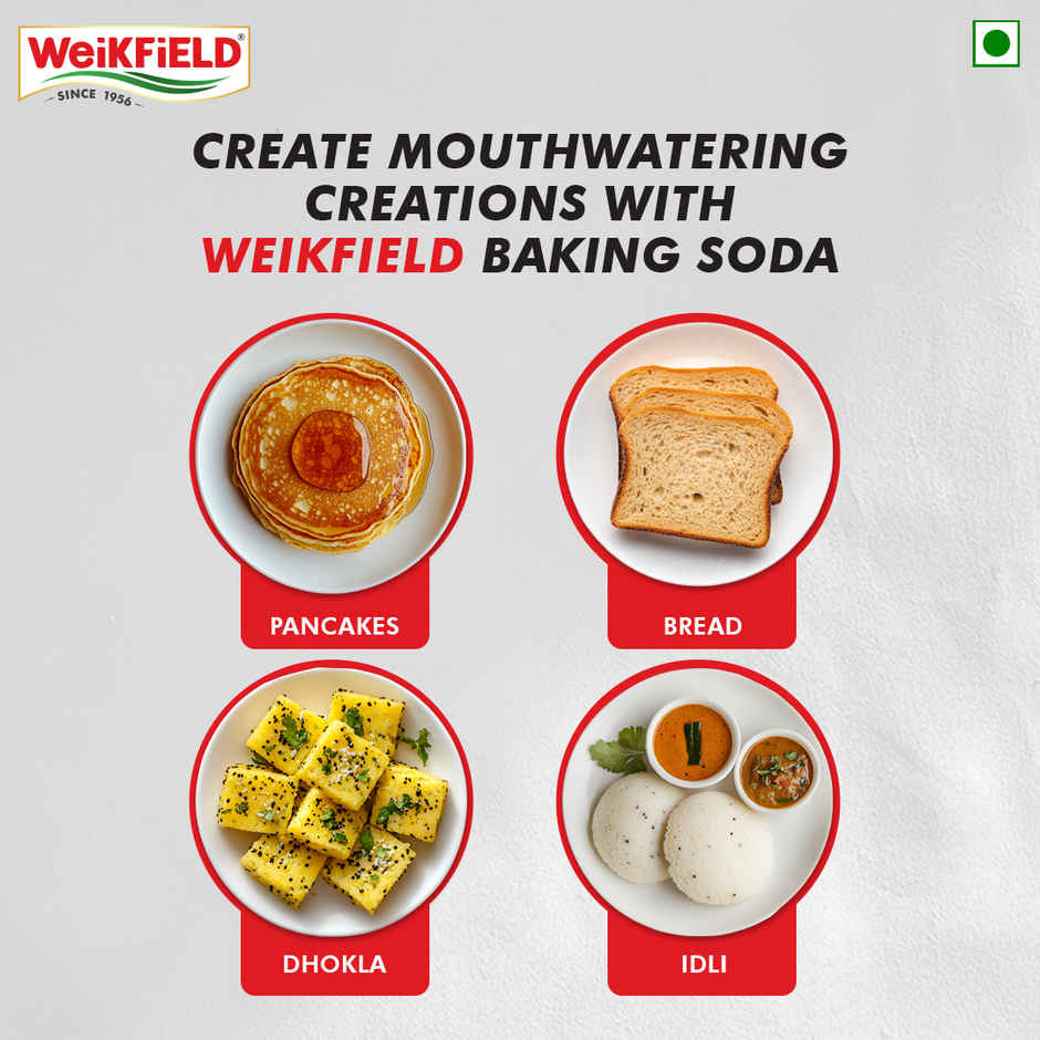 Weikfield Corn Starch (500g) & Weikfield Baking Soda Jar (100g) Combo