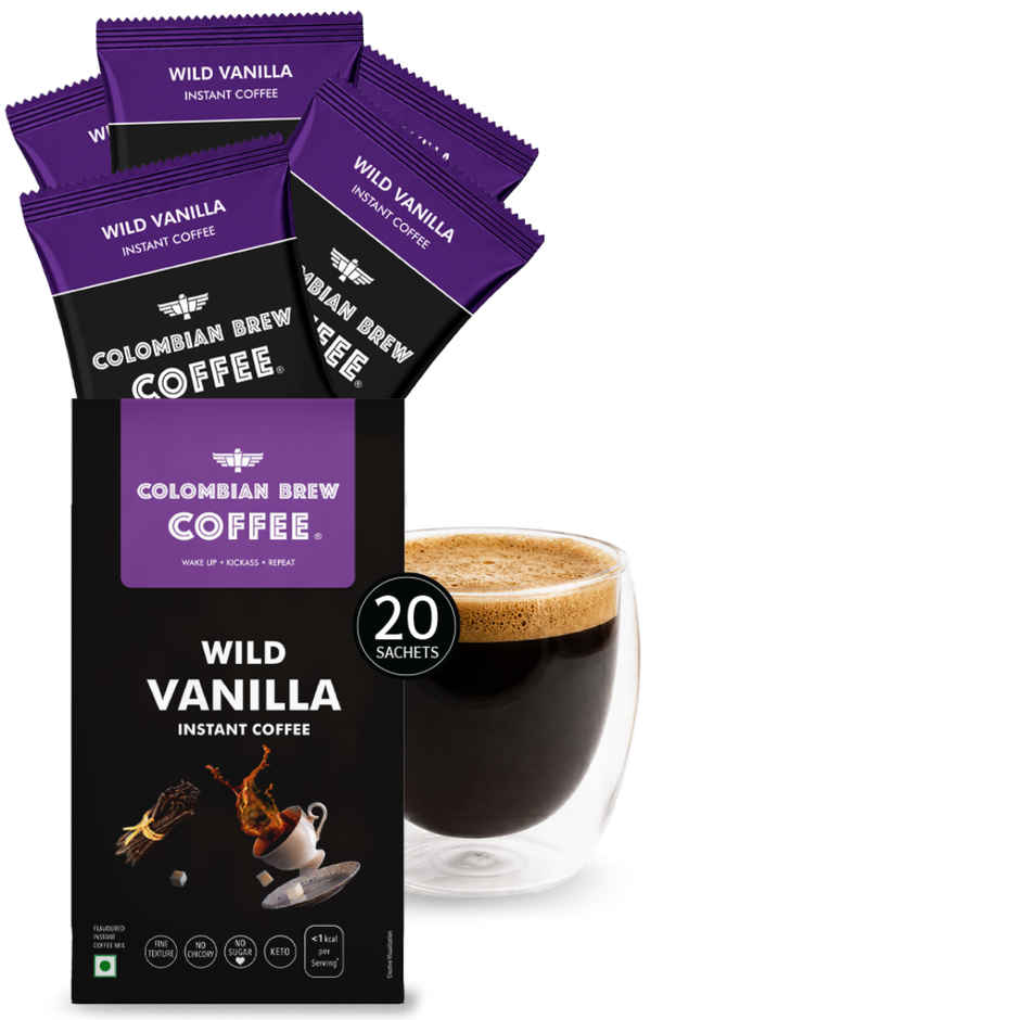 Colombian Brew Vanilla Instant Coffee | 20 Sachets