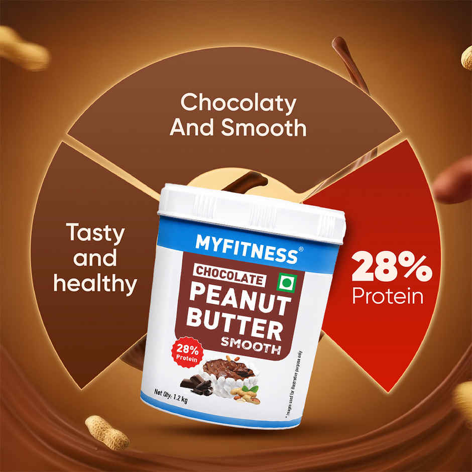 MyFitness 28g High Protein Chocolate Peanut Butter Spread - Smooth