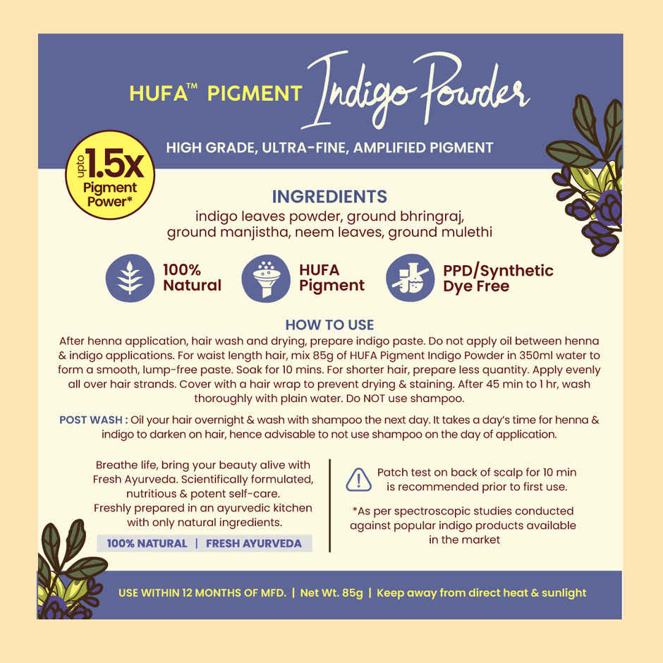 Nat Habit Natural Indigo Powder - Black