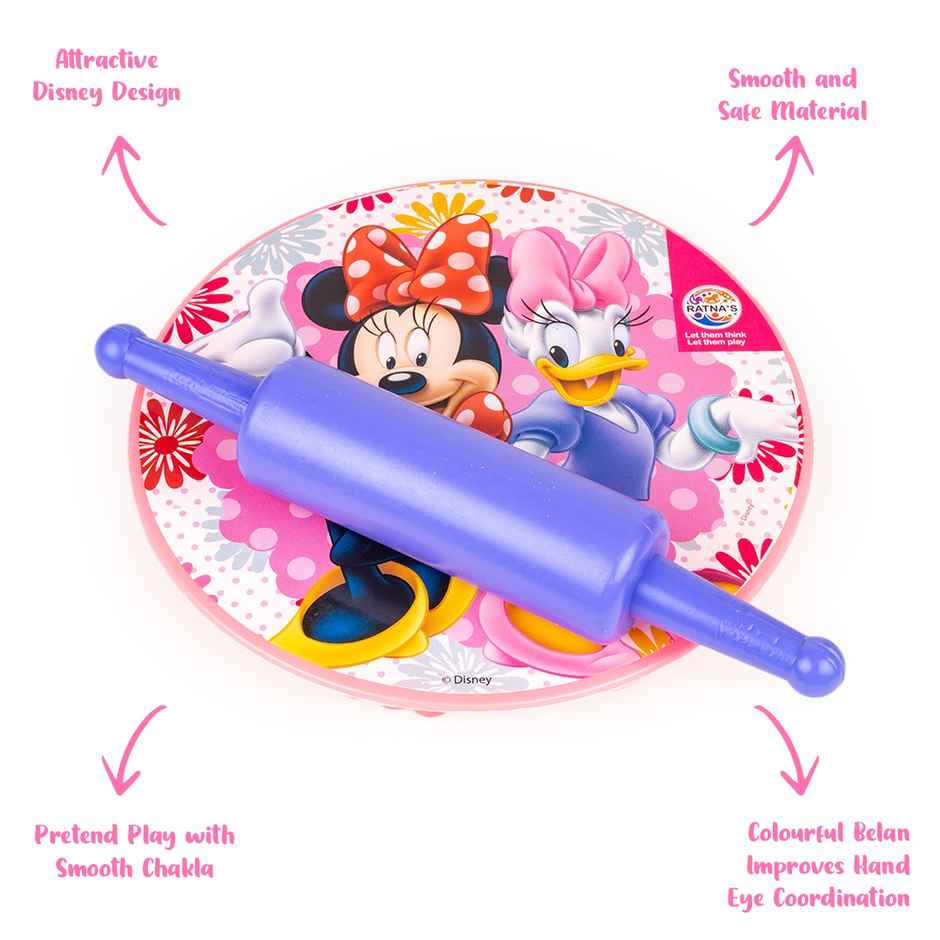 Ratna's Minnie Mouse Chakla Belan Pvc | Assorted