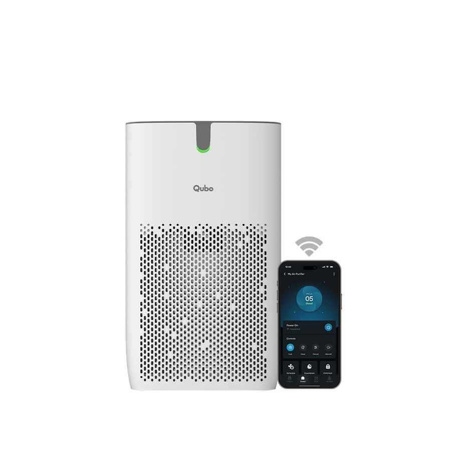 Qubo Q400 Smart Air Purifier with HEPA 13 Filter |White, 35W