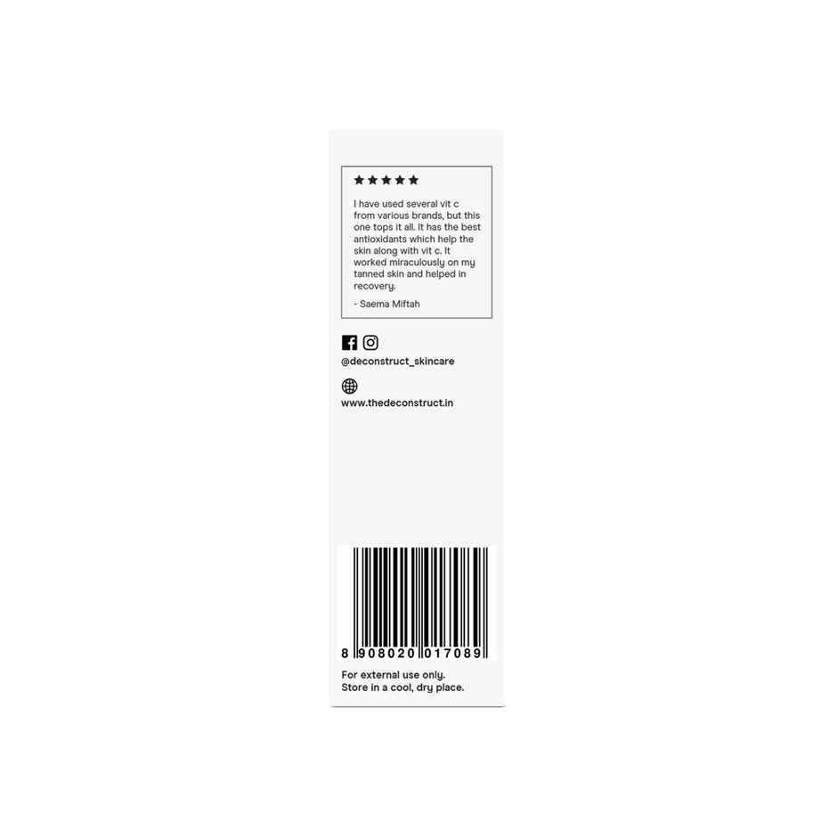 Deconstruct 10% Vitamin C Serum | Targets Dull & Uneven Skin Tone