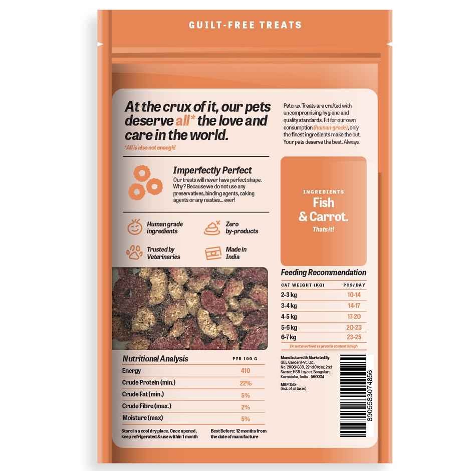Petrcux Fish & Carrot Cat Treats