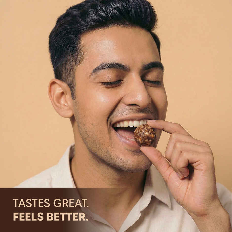 Eat Better Co Peanut & Chocolate Laddoos | No Added Sugar | High Protein, Truly Natural