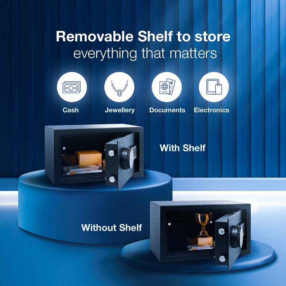 Ozone Tusker 11 Nxt | Digital Safe Locker for Home & Office | 16 Litres