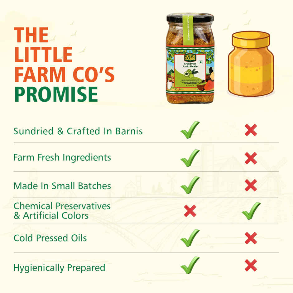 The Little Farm Co. Amla Pickle | Achaar | No added preservatives