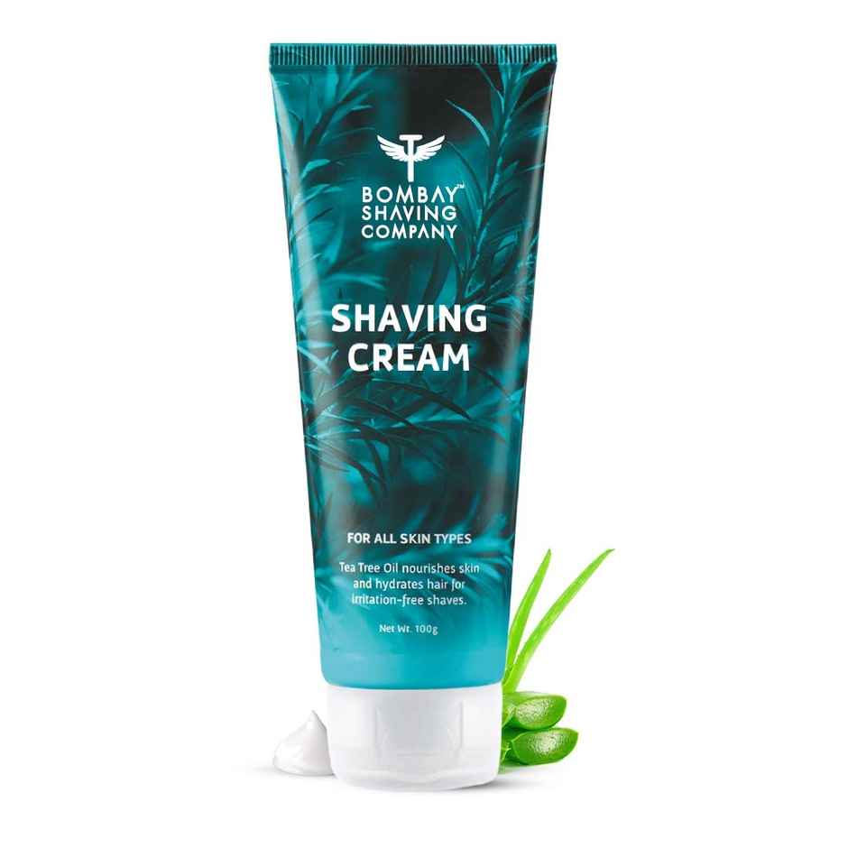 Bombay Shaving Company Shaving Cream Rich In Tea Tree & Aloe Vera