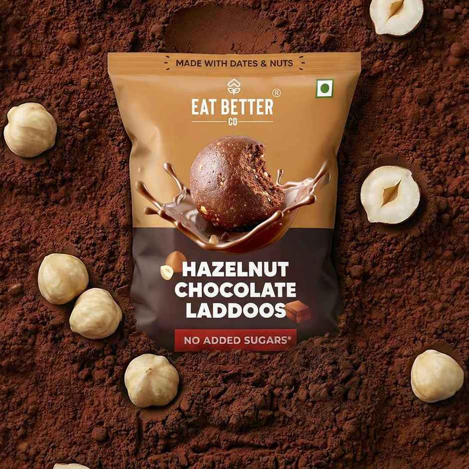 Eat Better Co Hazelnut Chocolate Sugar-Free Laddu