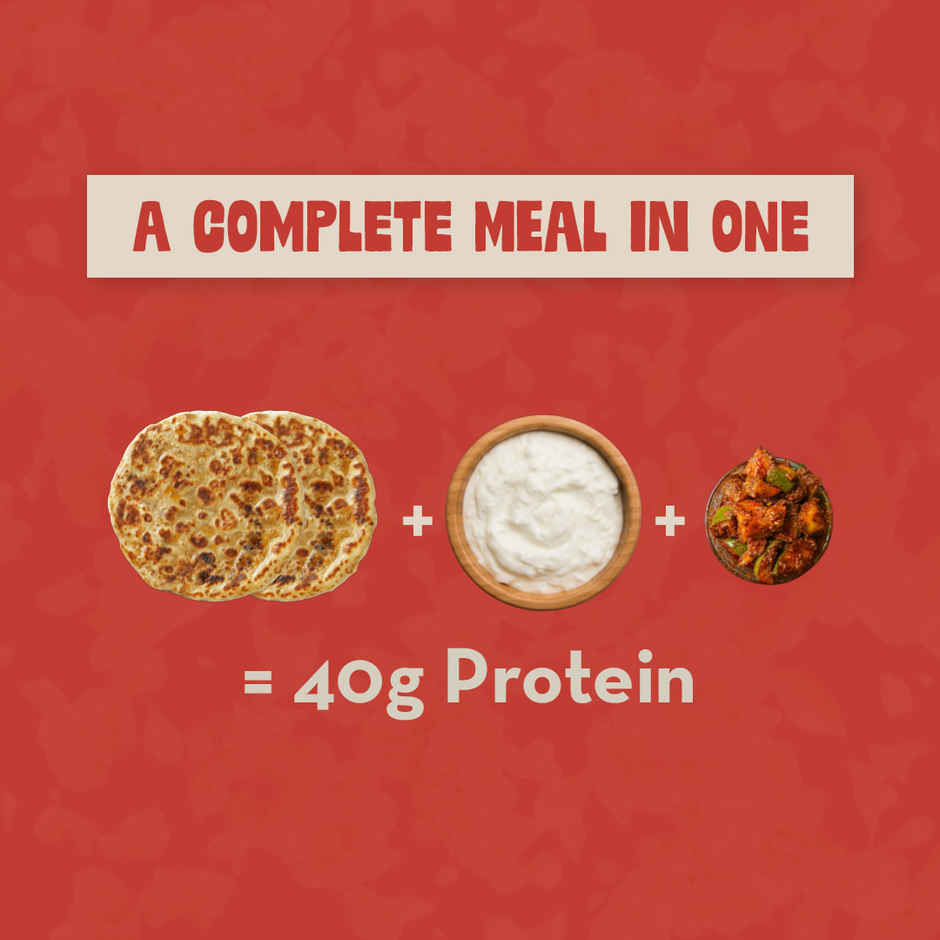 Hello Tempayy Achari Protein Parathas - 32g Protein