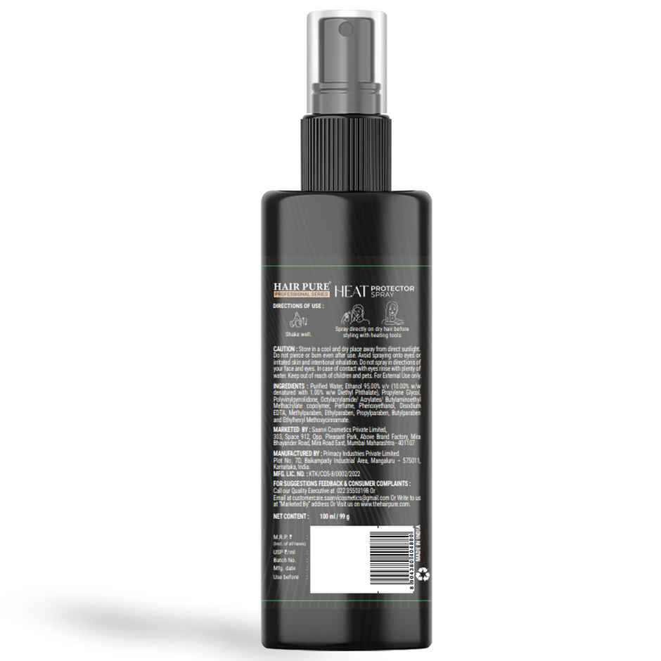Hair Pure Heat Protector Hair Spray