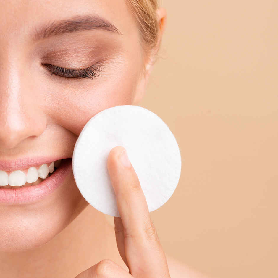 Gleva Multipurpose Cotton Pads | Double Sided | For Skin Cleaning | Eye & Face Makeup Removal