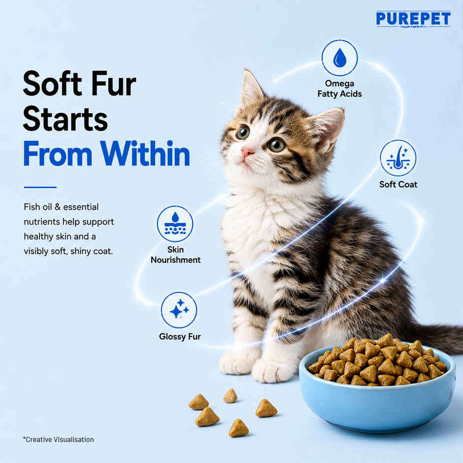 Purepet Ocean Fish Kitten Cat Food