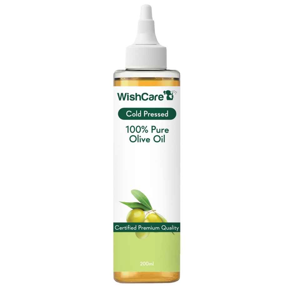Wishcare 100% Pure Cold Pressed Olive Oil For Healthy Hair And Glowing Skin