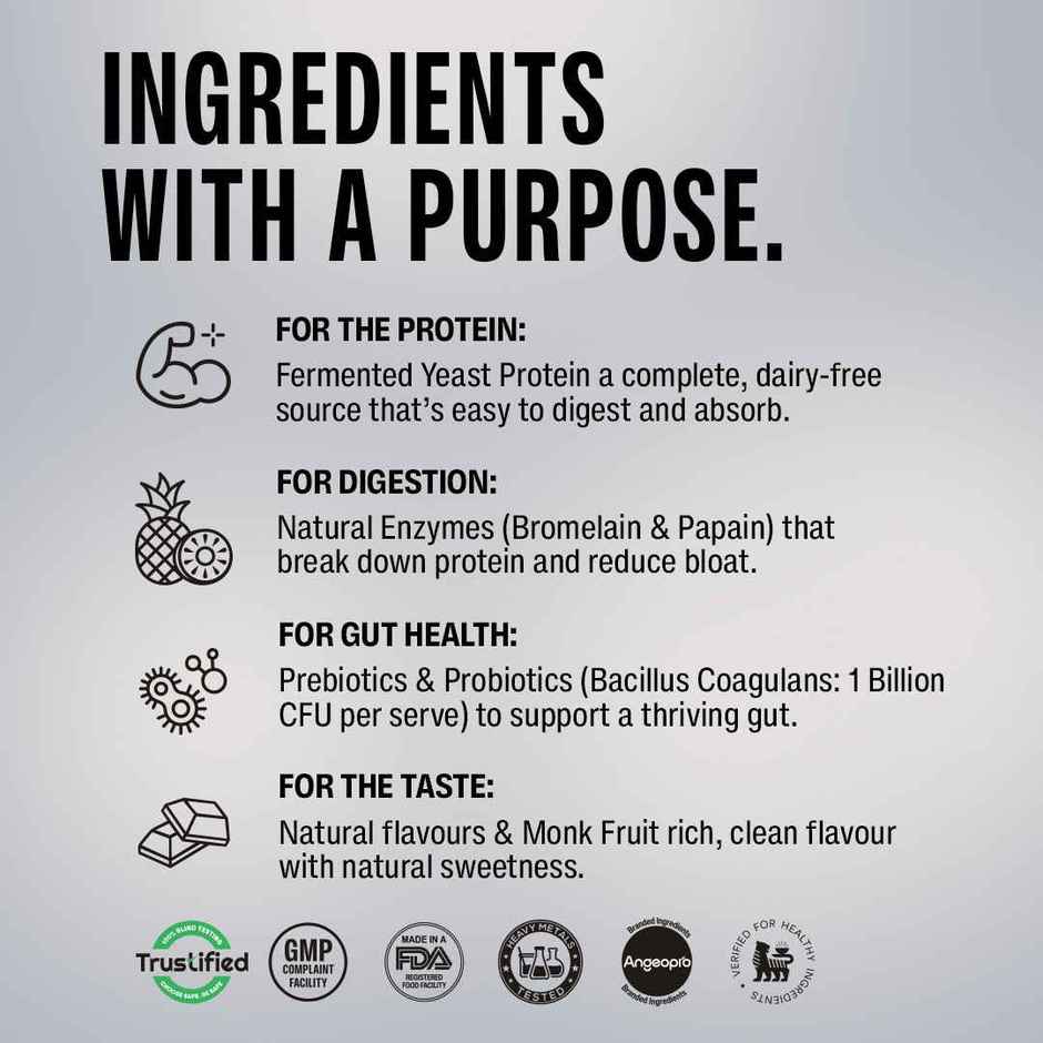 SuperYou Pro Fermented Yeast Protein- Chocolate | 24g Protein Per Scoop