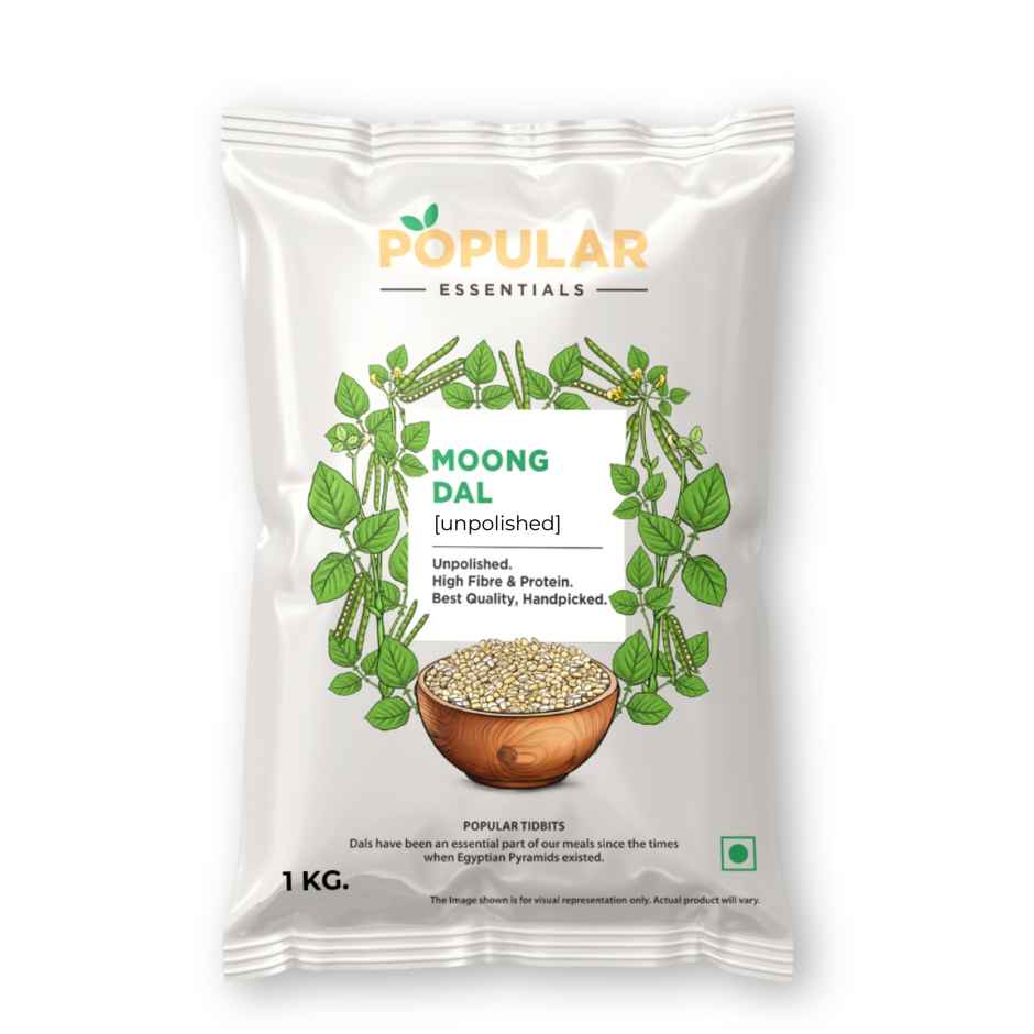 Popular Essentials Moong Dal | Unpolished
