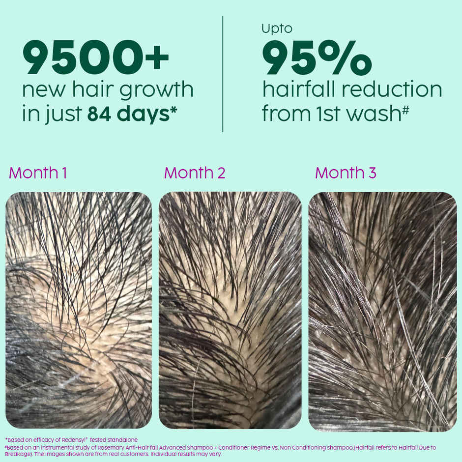 Plix The Plant Fix Rosemary Anti Hairfall Regime Combo - Shampoo & Conditioner