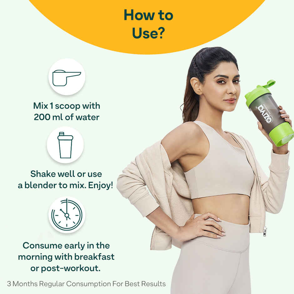 Oziva Protein & Herbs for Women | Whey Protein for Energy, Metabolism Blend | Chocolate