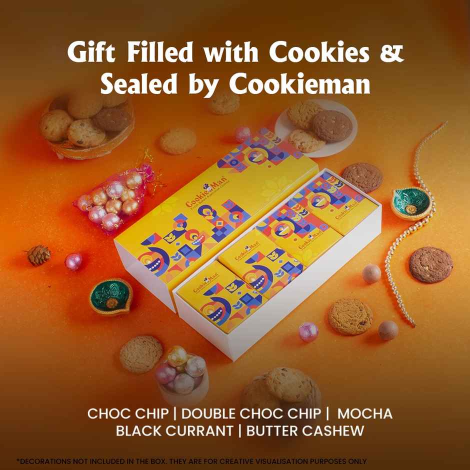 Cookie Man  Assorted Cookies & Chocolate Gift Box Hamper Pack