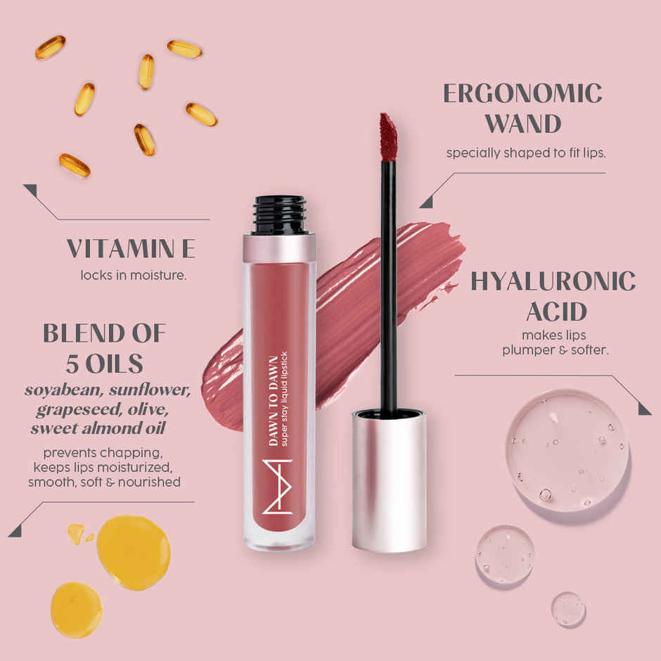 House Of Makeup Dawn To Dawn Super Stay Liquid Matte Lipstick - Peach Pie