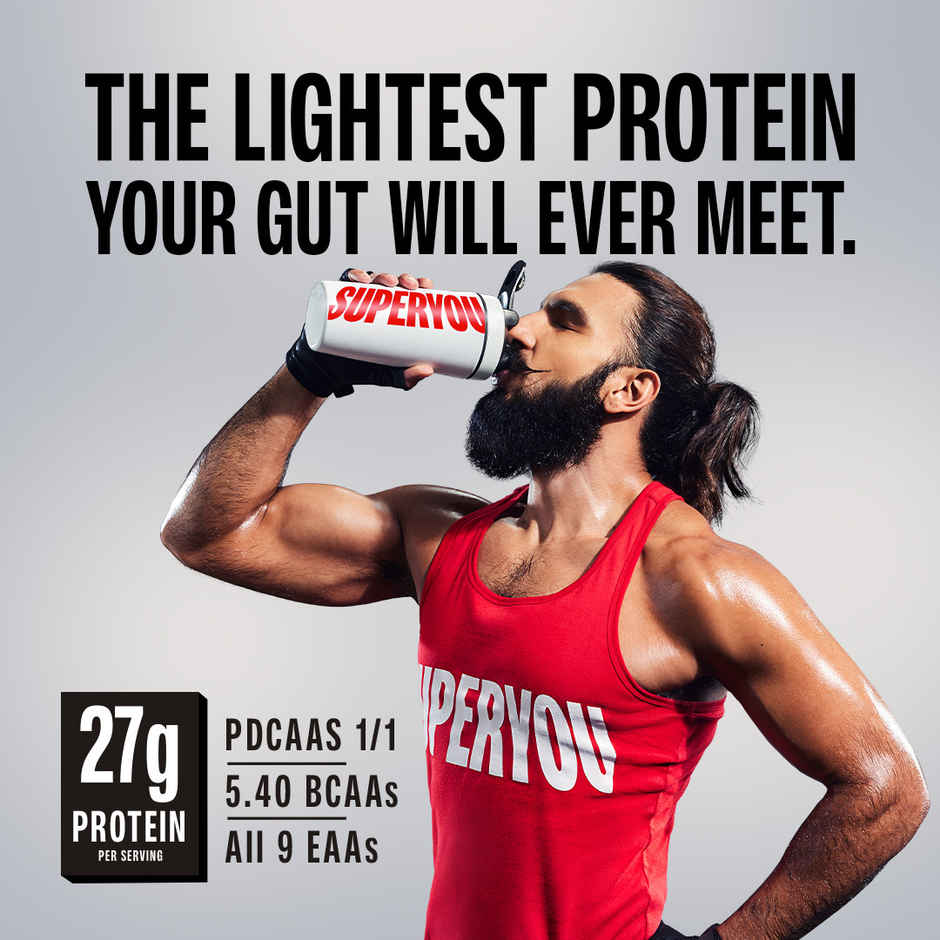 Superyou Pro Fermented Yeast Protein | Unflavoured | 27g Protein Per Scoop