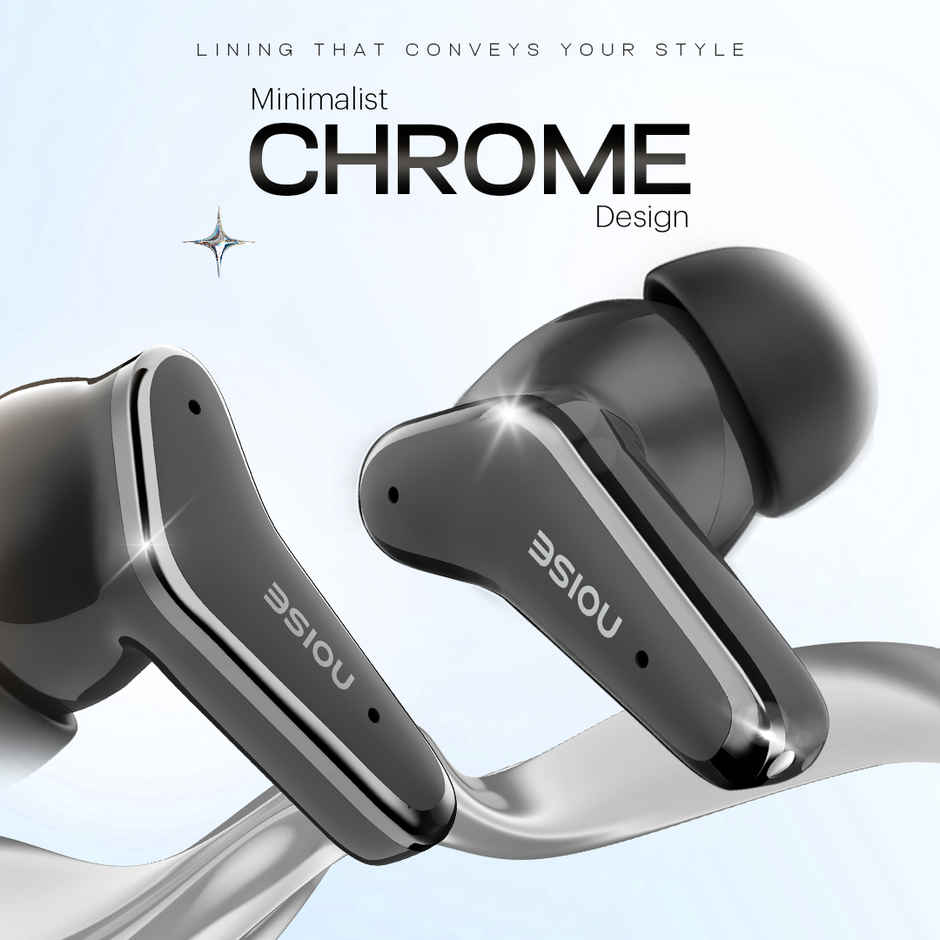 Noise Buds VS102 Elite 50H Battery 4 Mic ENC 11mm Driver Instacharge TWS Earbuds | Carbon Black