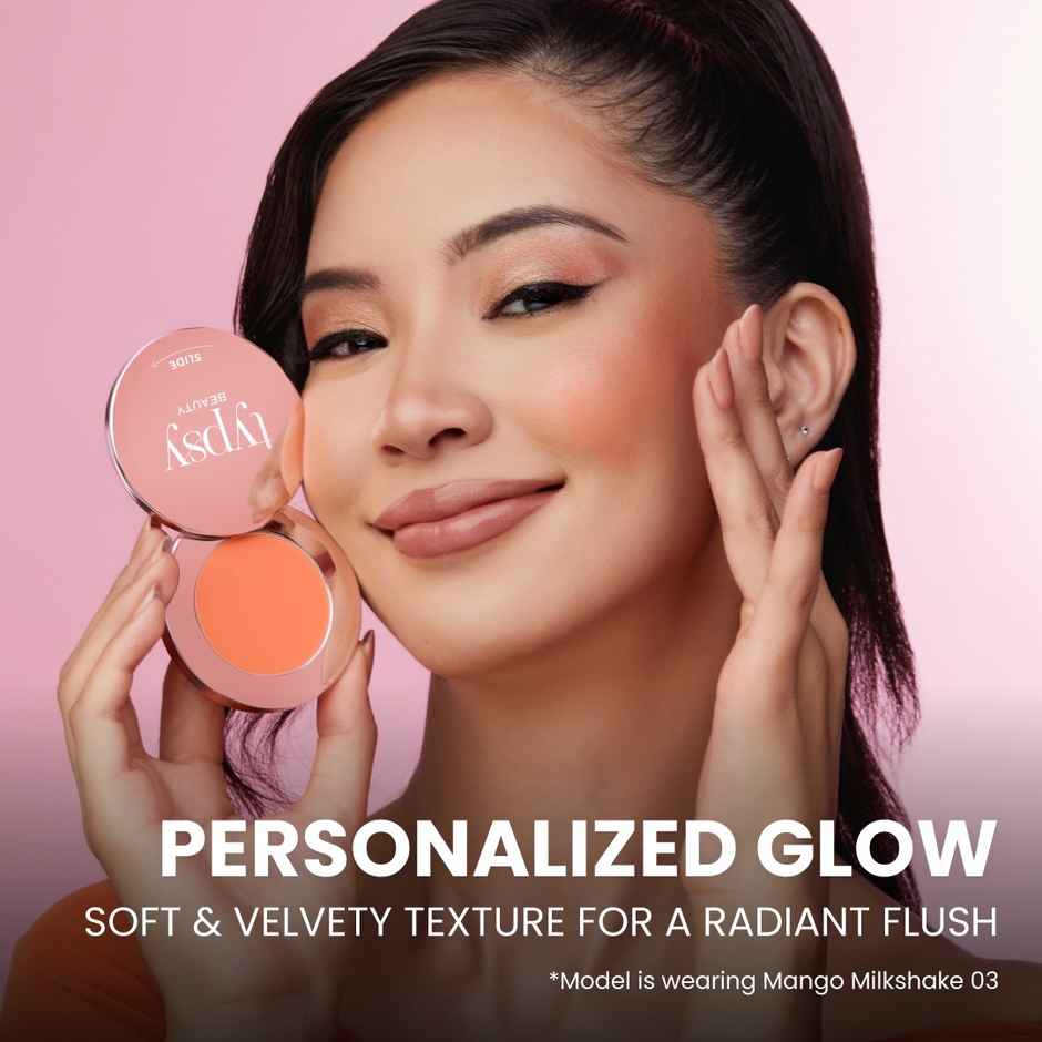 Typsy Beauty Ph-Antastic Color Adjusting Blush|Mango Milkshake 03|Flawless Finish|Featherlight