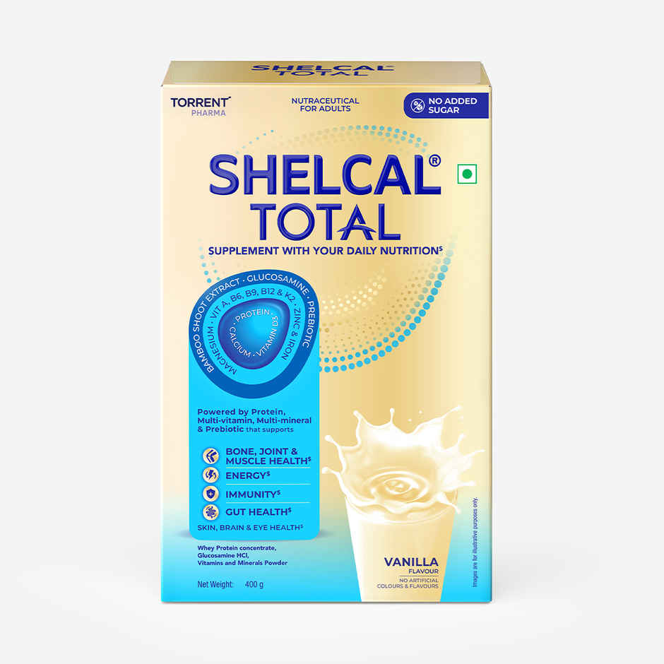 Shelcal Total Vanilla Flavour Powder