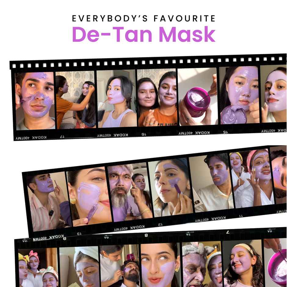 Foxtale Skin Radiance Detan Face Mask for Instant Tan Removal