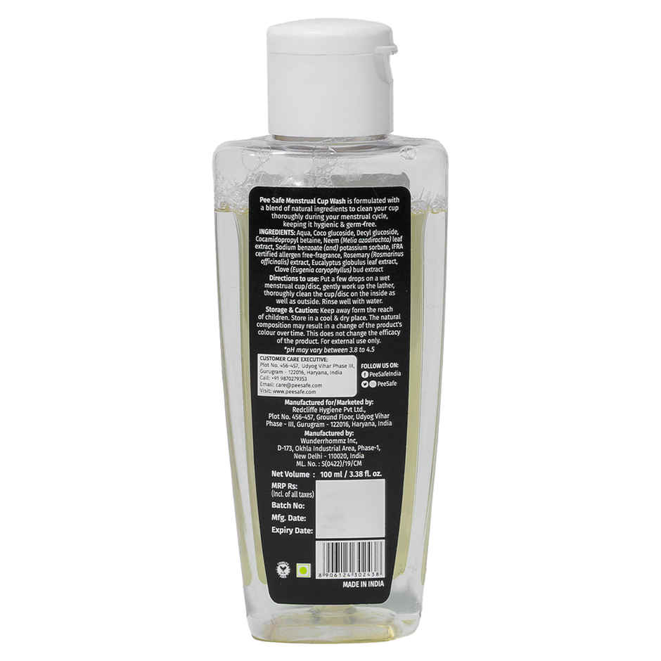 Pee Safe Menstrual Cup Wash