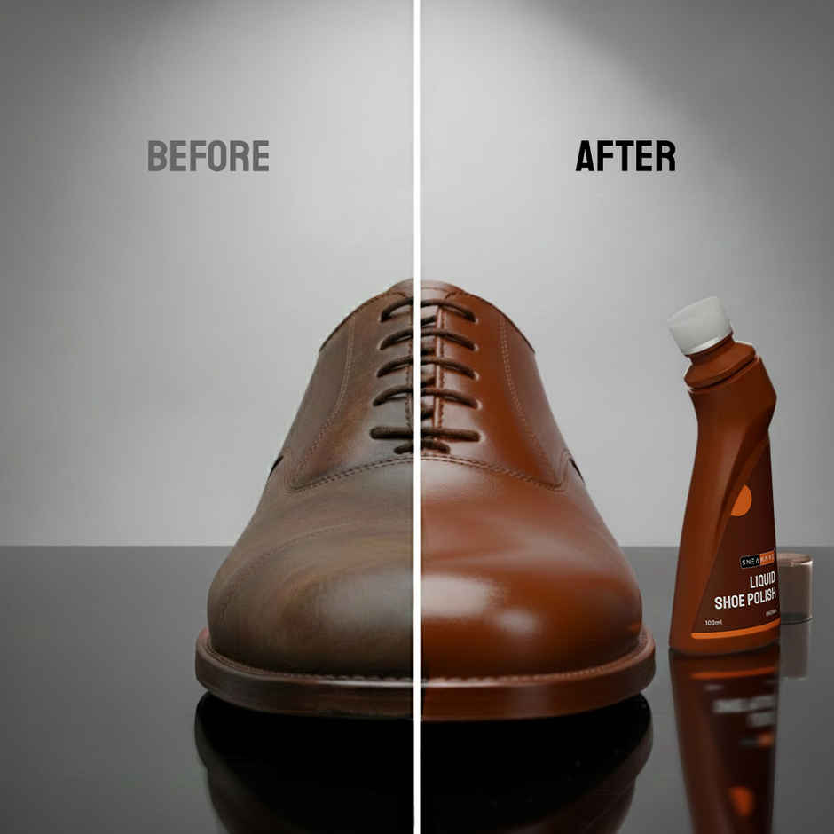 Sneakare Instant Liquid Shoe Polish | Brown