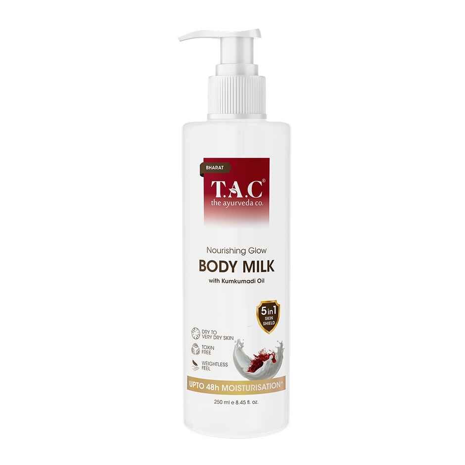 T.A.C - The Ayurveda Co Nourishing Body Lotion|Almond Oil & Shea Butter|Nourished & Radiant Skin