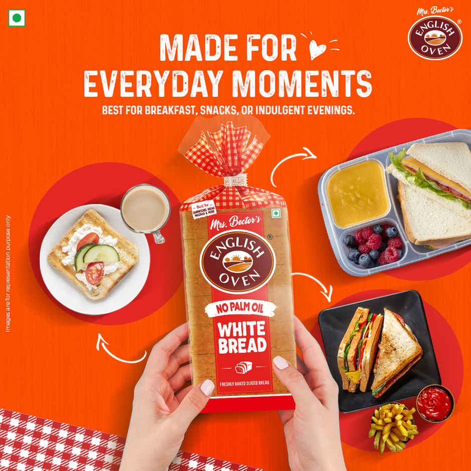 English Oven Premium White bread| No Palm Oil