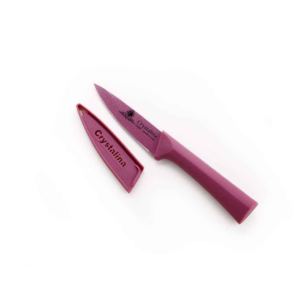 Crystal Crystalina Stainless Steel Paring Knife (Colour May Vary)