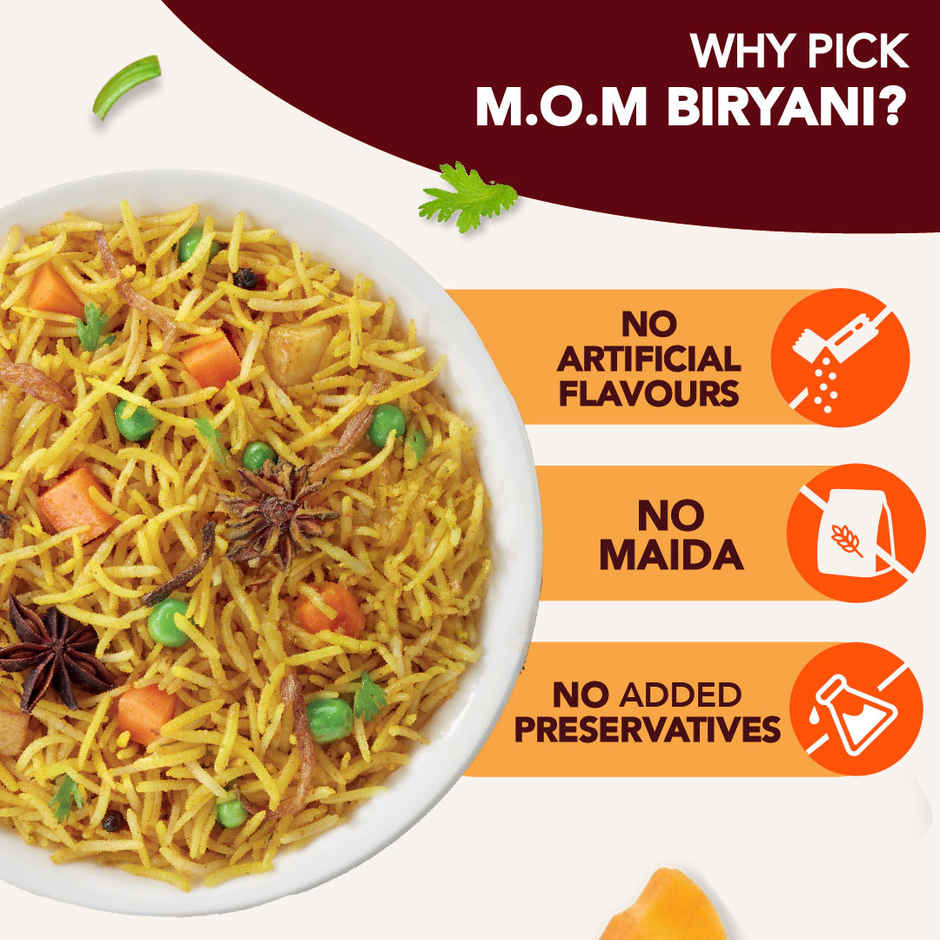 MOM Biryani With Shahi Gravy | Authentic Ready Meal