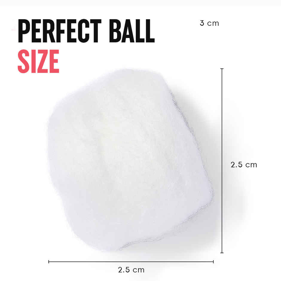 Multibrite Cosmetic Coloured Cotton Balls | for Makeup and Nail Paint Remover | All Skin Types