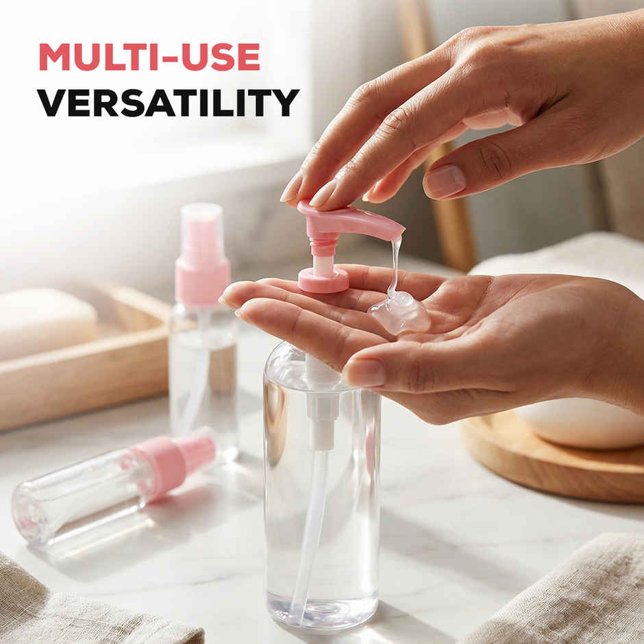 Multibrite Refillable Travel Bottles for Toiletries Leak Proof Empty Mini Containers