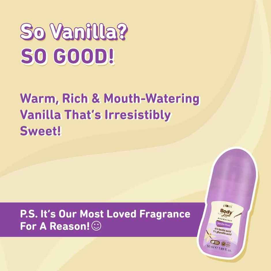 Plum Bodylovin' Vanilla Vibes Deodorant Roll-On